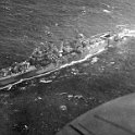 USS Nashville from the air - October 1944